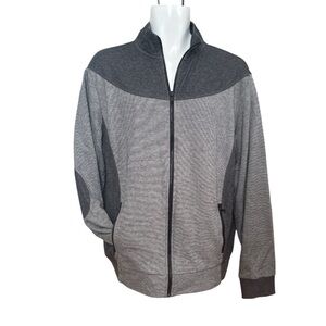 Rock & Republic Mens Zip Up Sweatshirt Jacket, Large